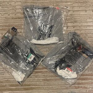 Nike Gray and White Short Sleeve Tee